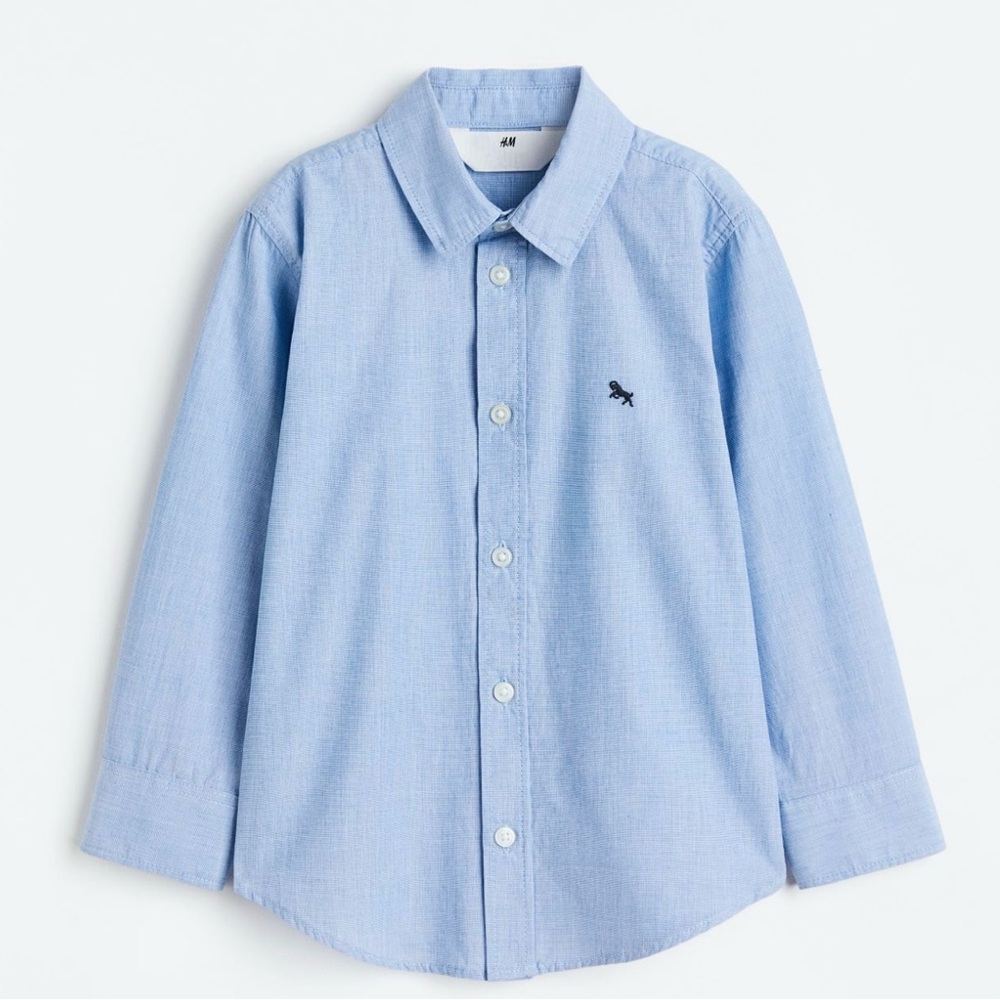 H&M Button Down Long Sleeve Shirt - Kids Size 11-12Y